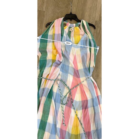 MILLE MARILYN DRESS IN PASTEL PLAID SIZE XS - Picture 7 of 9